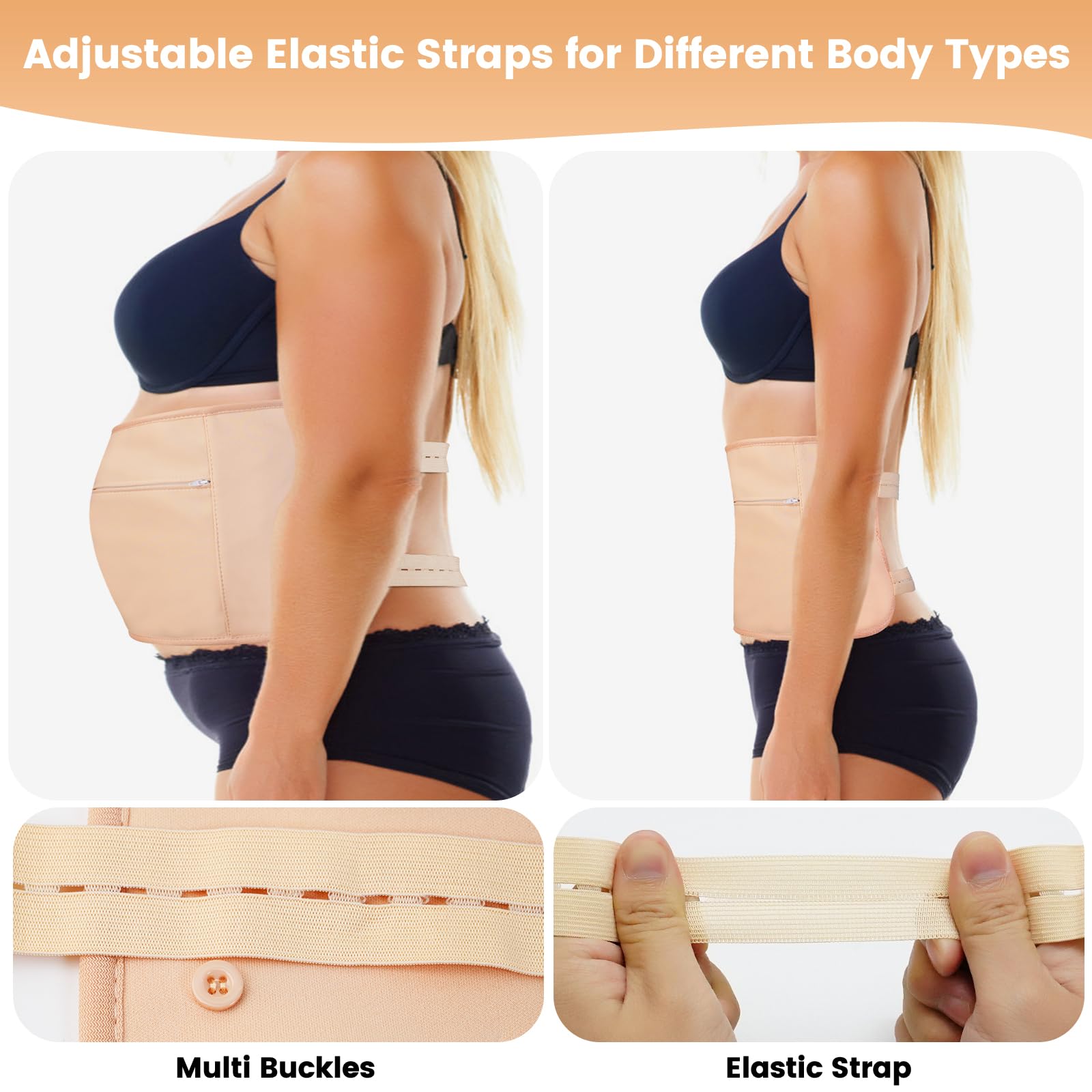 Cocytat castor oil pack thigh wrap for larger coverage and fit
