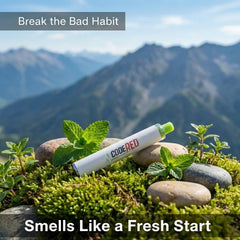 Code Red V-Aid Diffuser Pen mullein-blend detail emphasizes natural botanicals inviting calm.