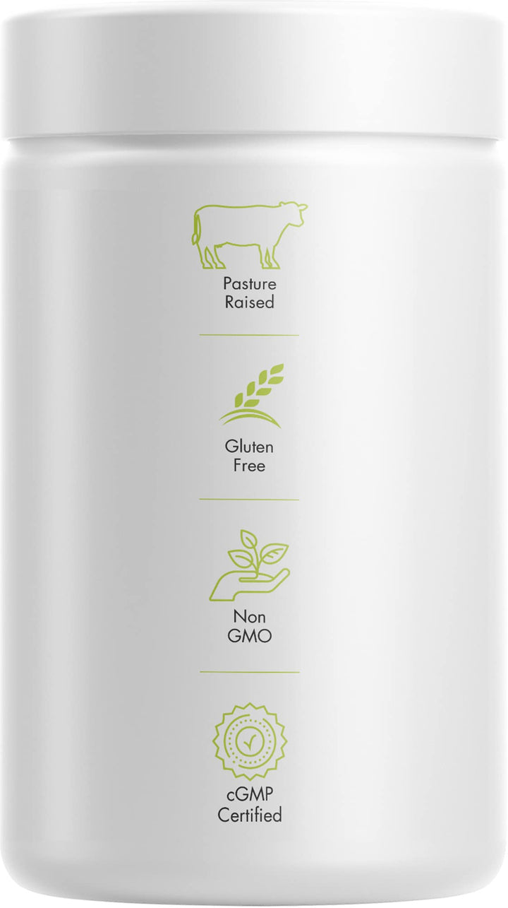Codeage Beef Pancreas nutrition label highlights grass-fed, hormone-free source
