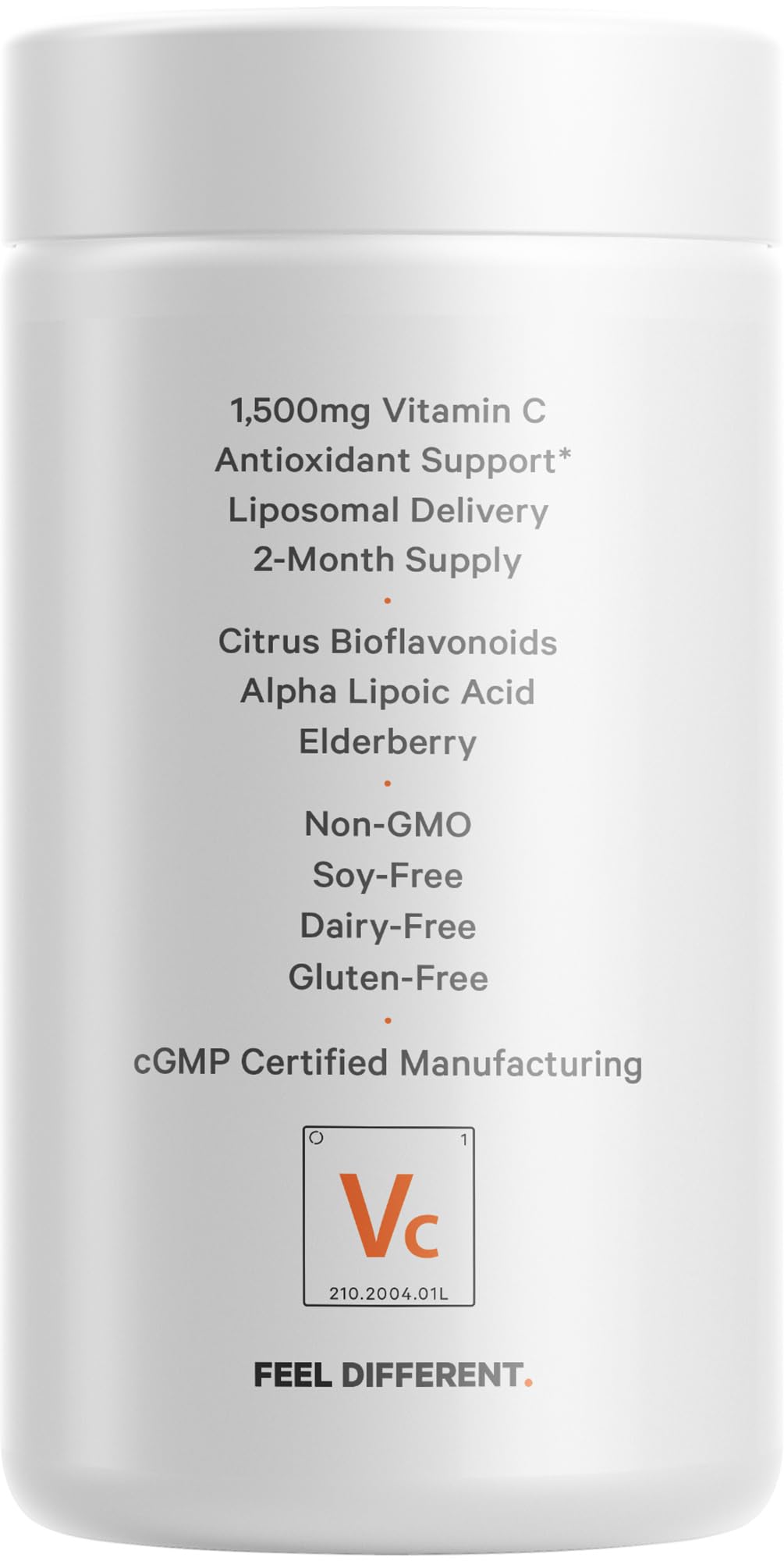 Codeage Citrus bioflavonoids ingredients close-up signaling natural ingredients