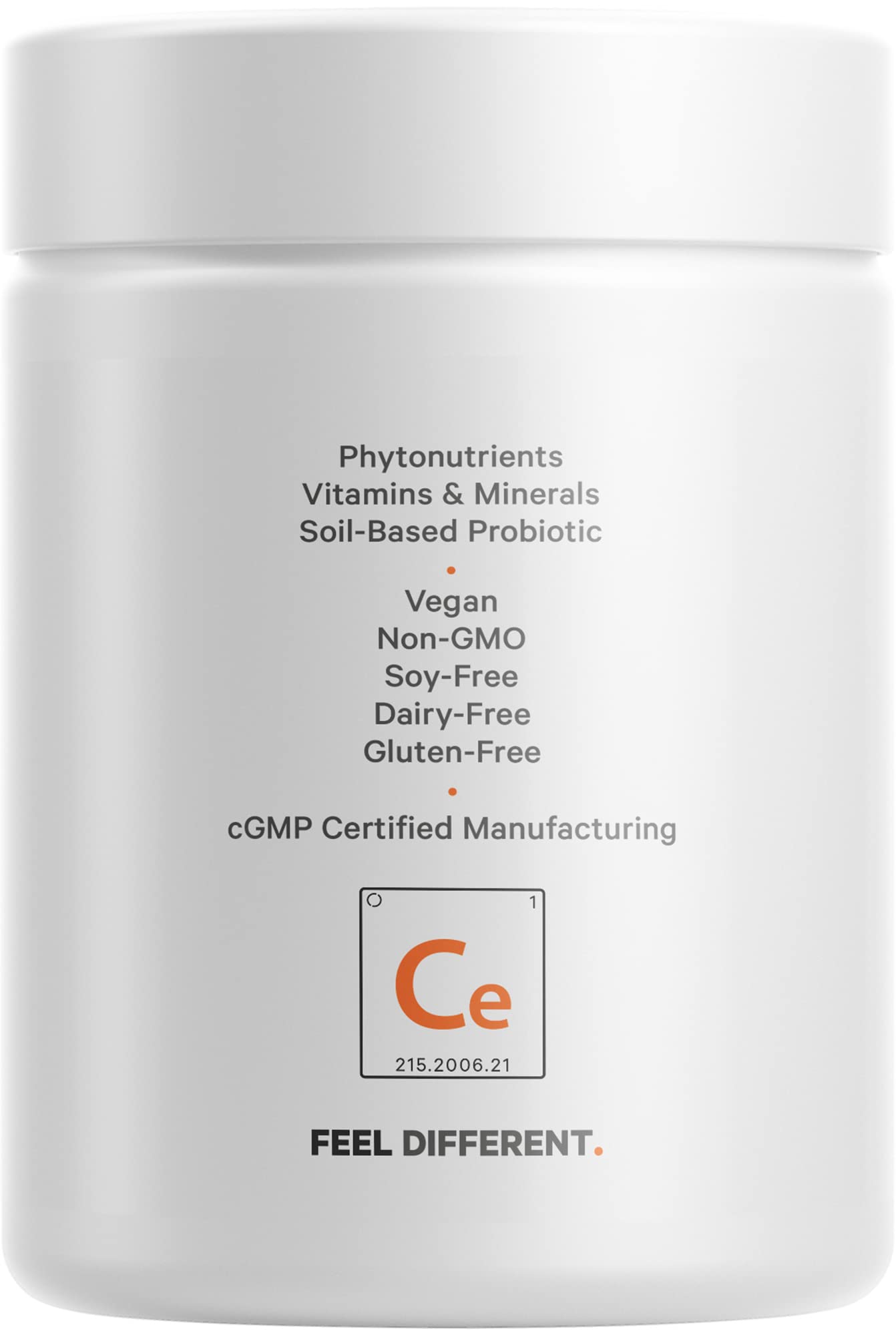 Codeage Clearhead manufacturing usa facility label signals quality and vegan formulation.
