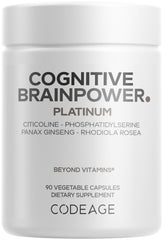 Codeage Cognitive Brainpower Platinum bottle for daily cognitive support