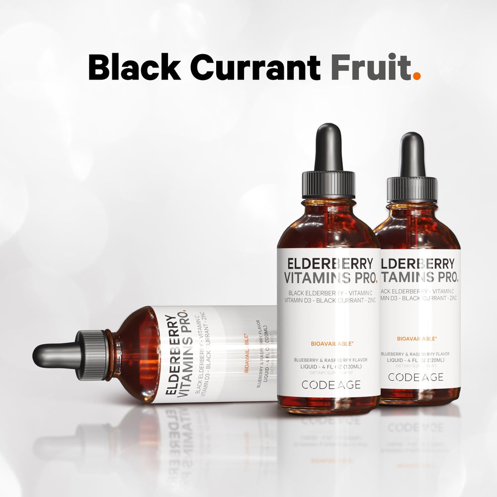 Codeage Elderberry Vitamins Pro vegan D3 from lichen detail