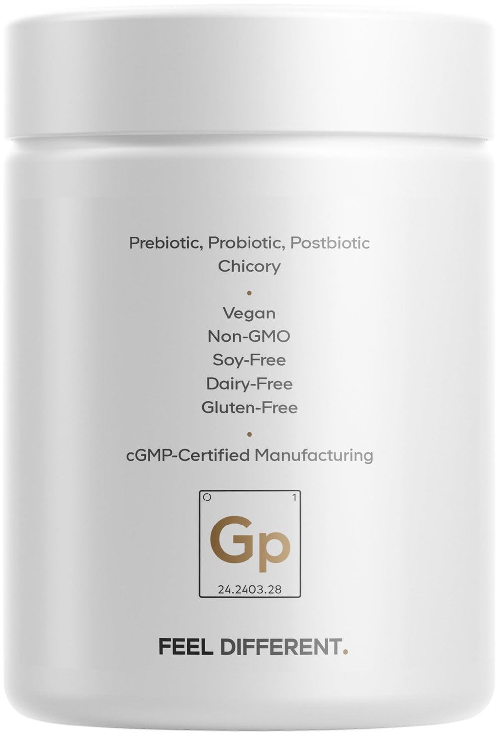 Codeage GLP-1 Probiotic+ vegan non-GMO label communicates dietary compatibility