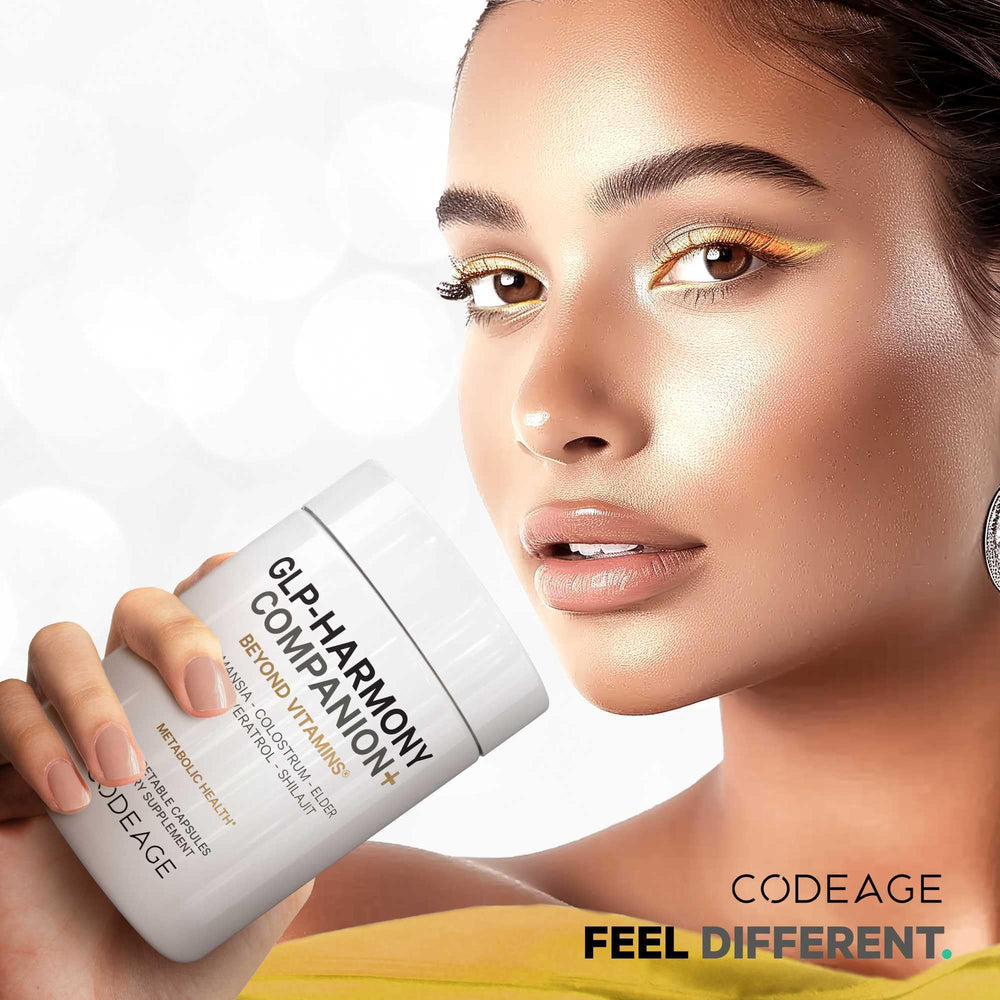 Codeage GLP-Harmony Companion+ broccoli-seed extract image underscores botanicals