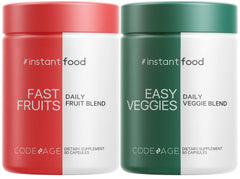 Codeage Instantfood Easy Veggies bottle for daily greens convenience.