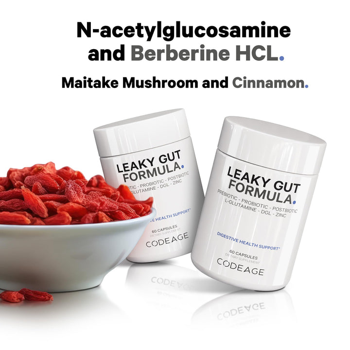 Codeage Leaky Gut Berberine and BioPerine for enhanced absorption.