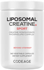 Codeage Liposomal Creatine bottle ready for daily training support.