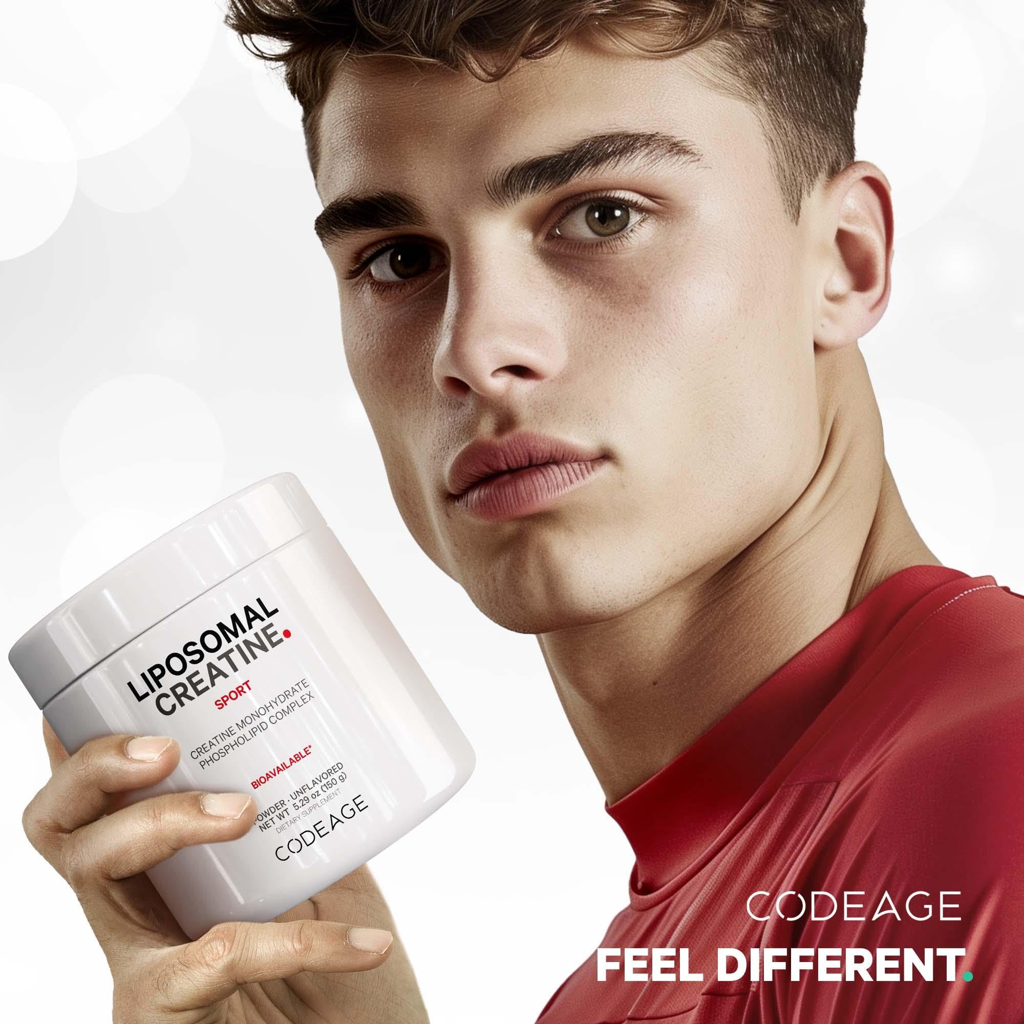 Codeage liposomal creatine powder manufactured in the USA in a GMP facility