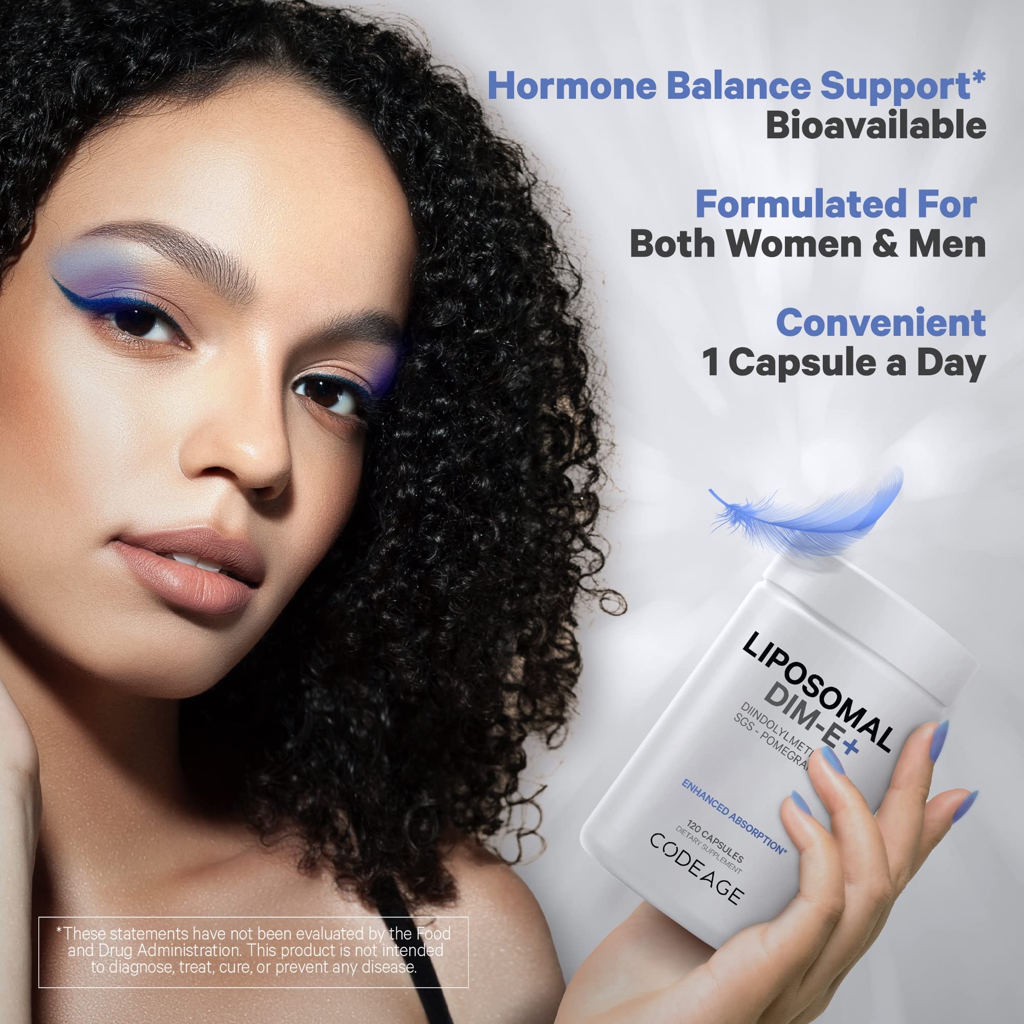 Codeage Liposomal DIM with pomegranate extract emphasizing SGS source