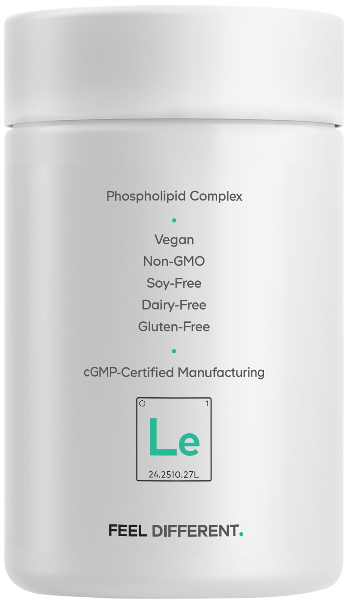 Codeage Liposomal Ergothioneine+ ingredients panel: notes antioxidant blend with essential micronutrients.