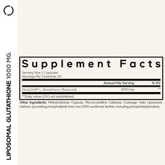 Codeage liposomal glutathione capsules for daily use