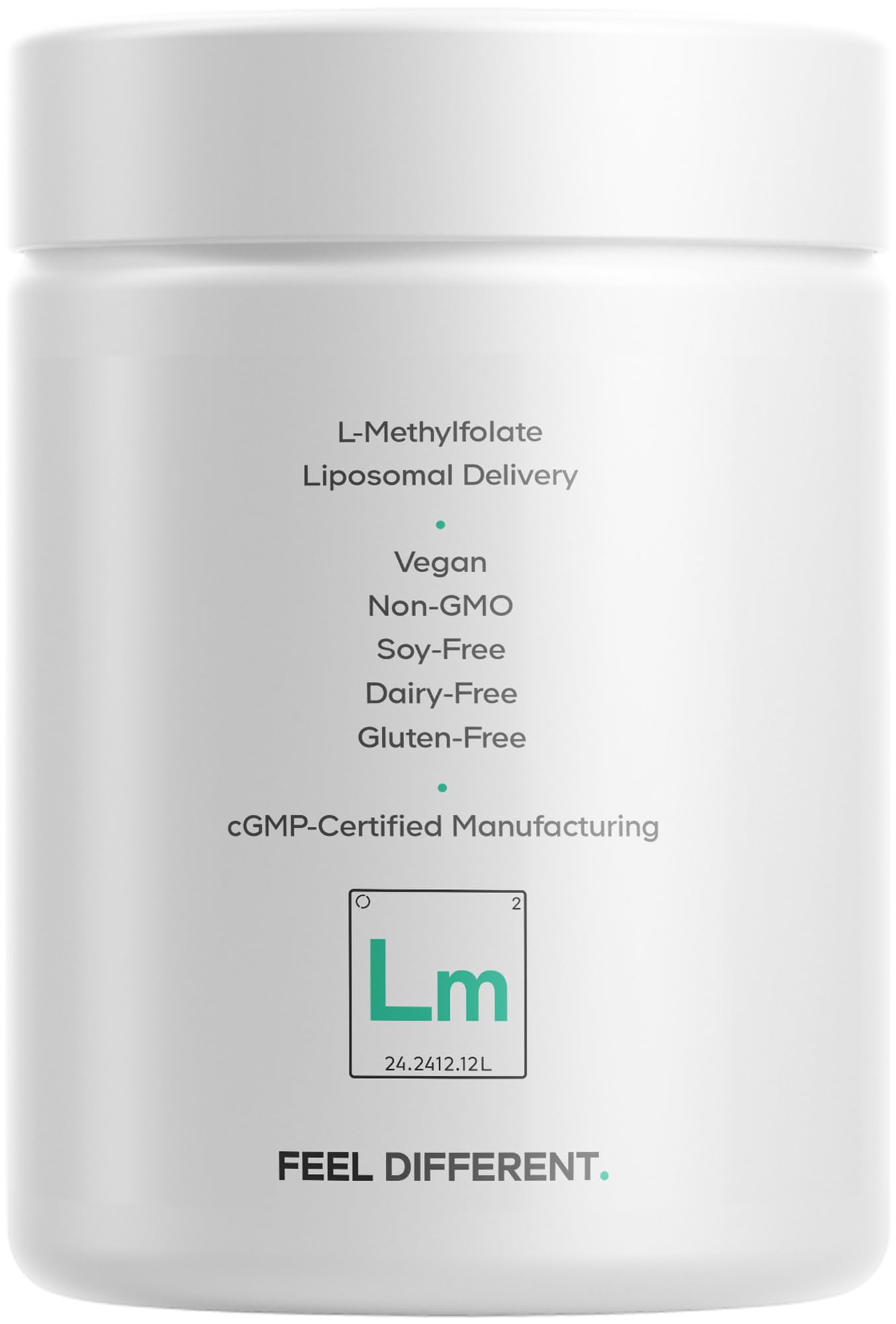 Codeage Liposomal L-Methylfolate 5-MTHF+ lifestyle shot in morning routine setup