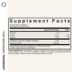 Codeage Liposomal Tripeptide GPH+ capsules close-up for daily beauty routine