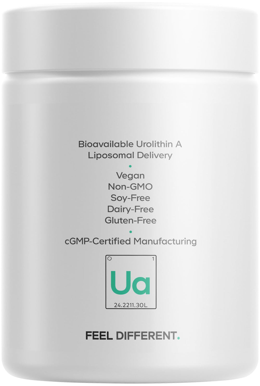 Codeage Liposomal Urolithin A vegan-friendly icons visible on packaging.