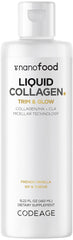 Codeage Liquid Collagen Vanilla Bottle shows the vanilla flavor for daily beauty support.