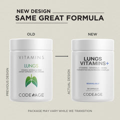 Codeage Lungs fermented milk thistle capsule close-up.