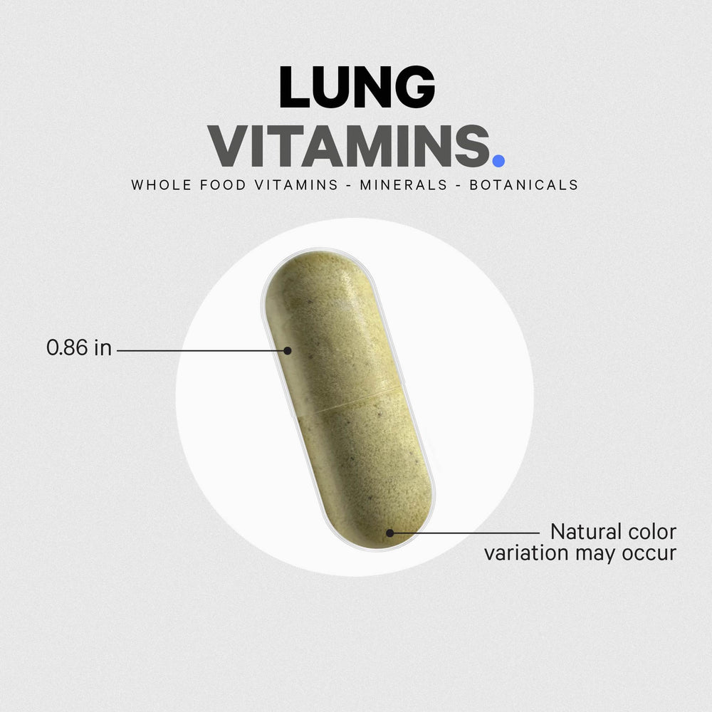 Codeage Lungs USA-made facility labeling for quality production.