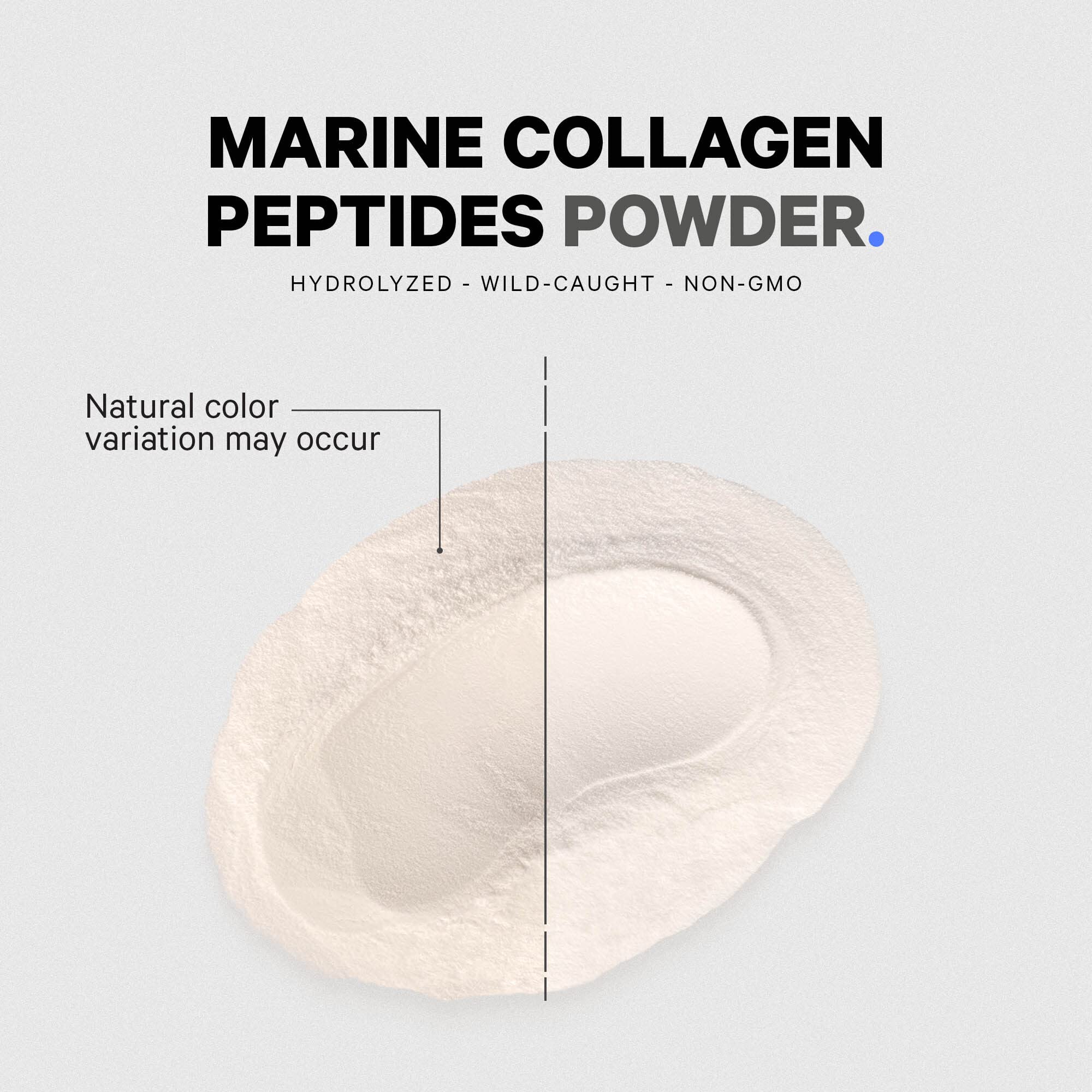 Codeage Marine Collagen in a glass with a clean, light background.