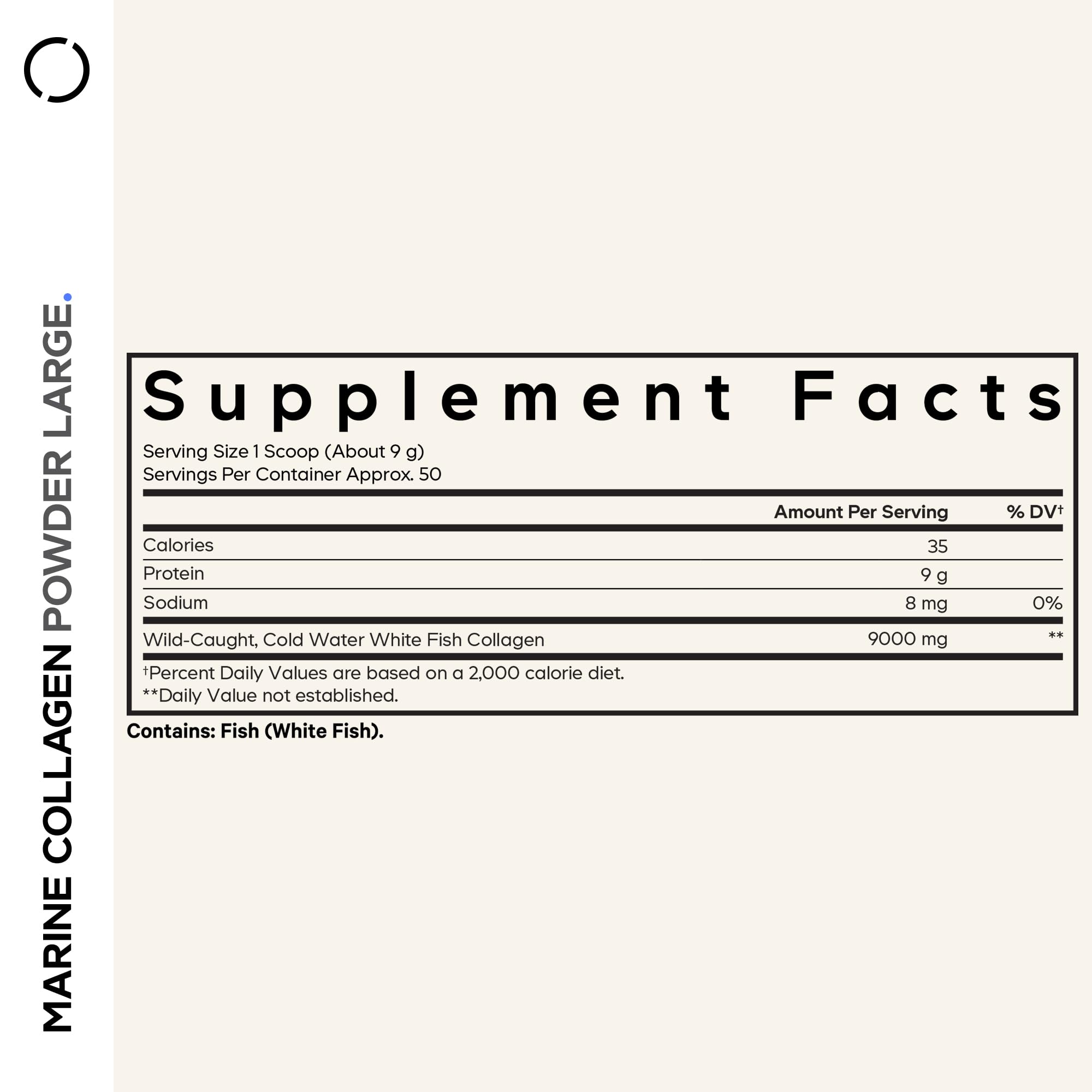 Codeage Marine Collagen scoop ready to mix into beverages.
