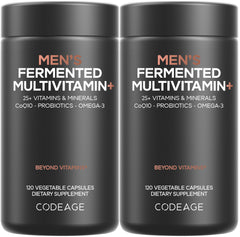Codeage Men's Daily Multivitamin bottle front for daily vitality and broad nutrition