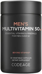 Codeage Men's Multivitamin 50 bottle supports daily nutrients for men over 50.