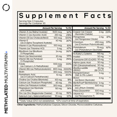 Close-up of Codeage Methylated Multivitamin pills for easy daily intake