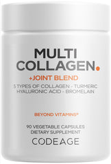 Codeage Multi Collagen bottle displayed for daily joint support and overall wellness.