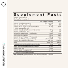 Codeage NAD capsules closeup reveals evenly formed pills for easy daily dosing