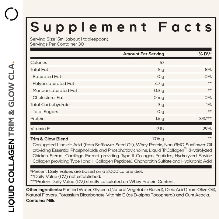 Codeage Nanofood liposome CLA shot highlights improved absorption