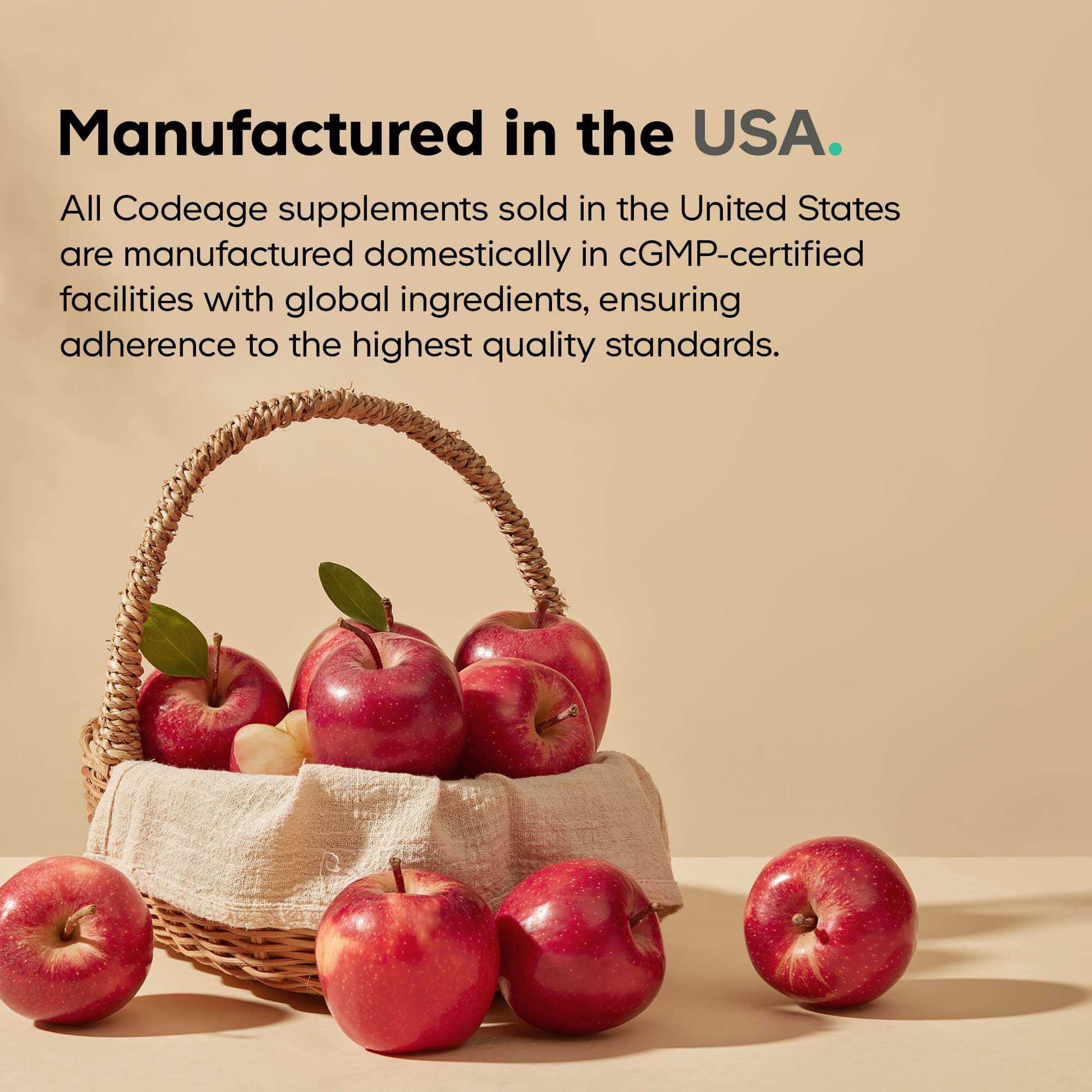 Codeage Performance Elite Max bottle back describing purity and allergen-free features