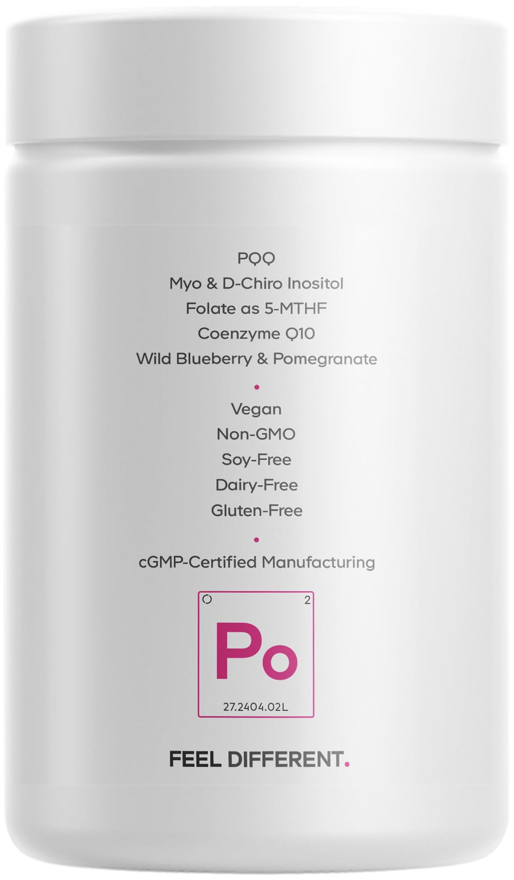 Pomegranate extract featured in Codeage PQQ Ovarian Harmony+ formula