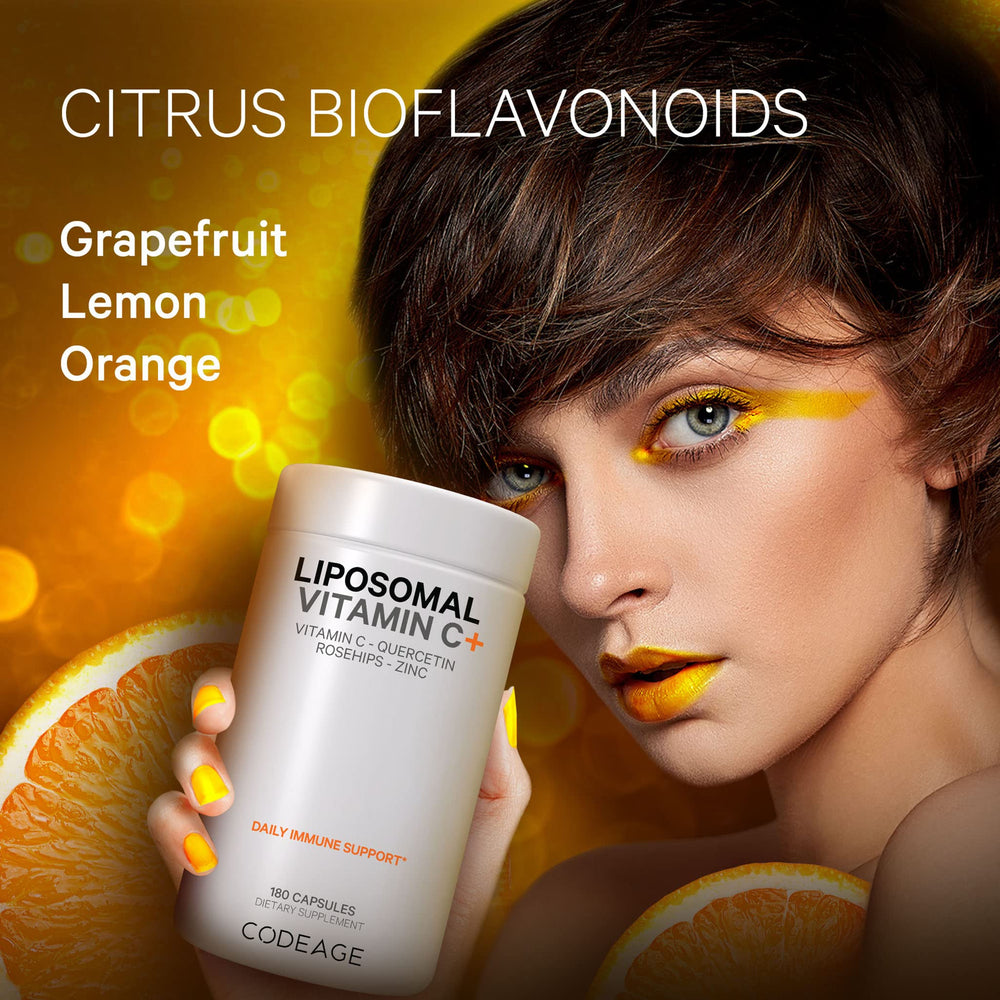 Codeage quercetin dihydrate capsules in a vegan supplement blend