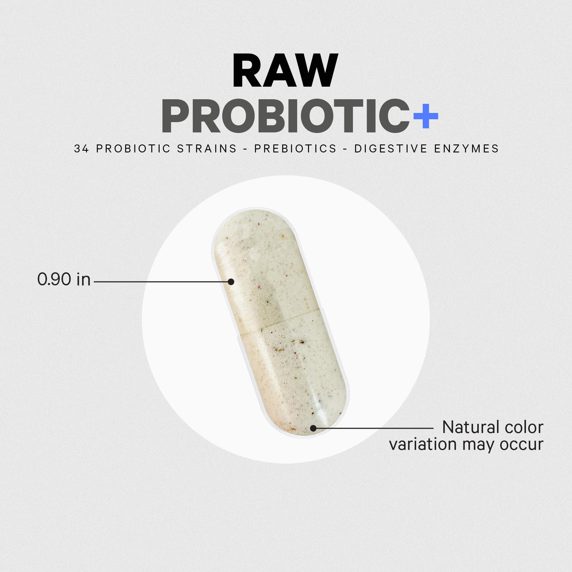 Codeage Raw Probiotic+ USA-made facility quality label