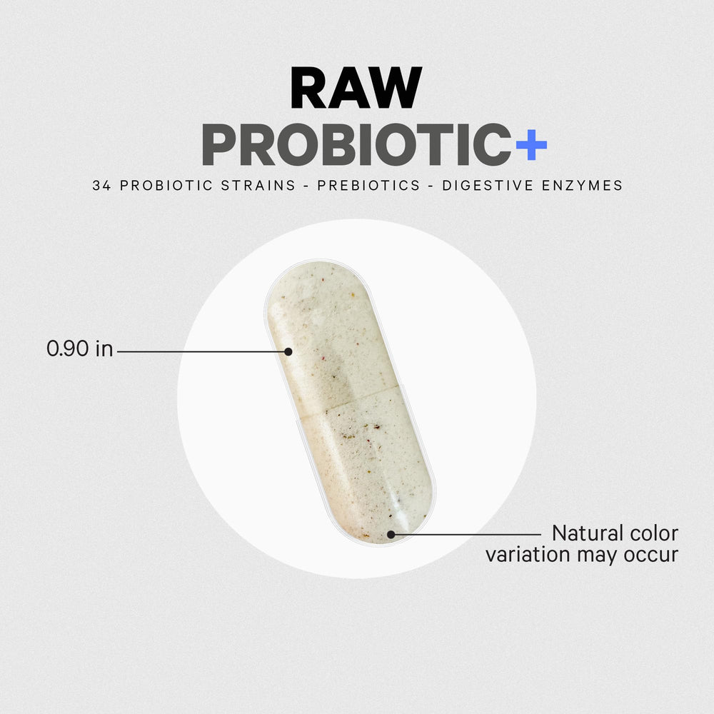 Codeage Raw Probiotic+ USA-made facility quality label
