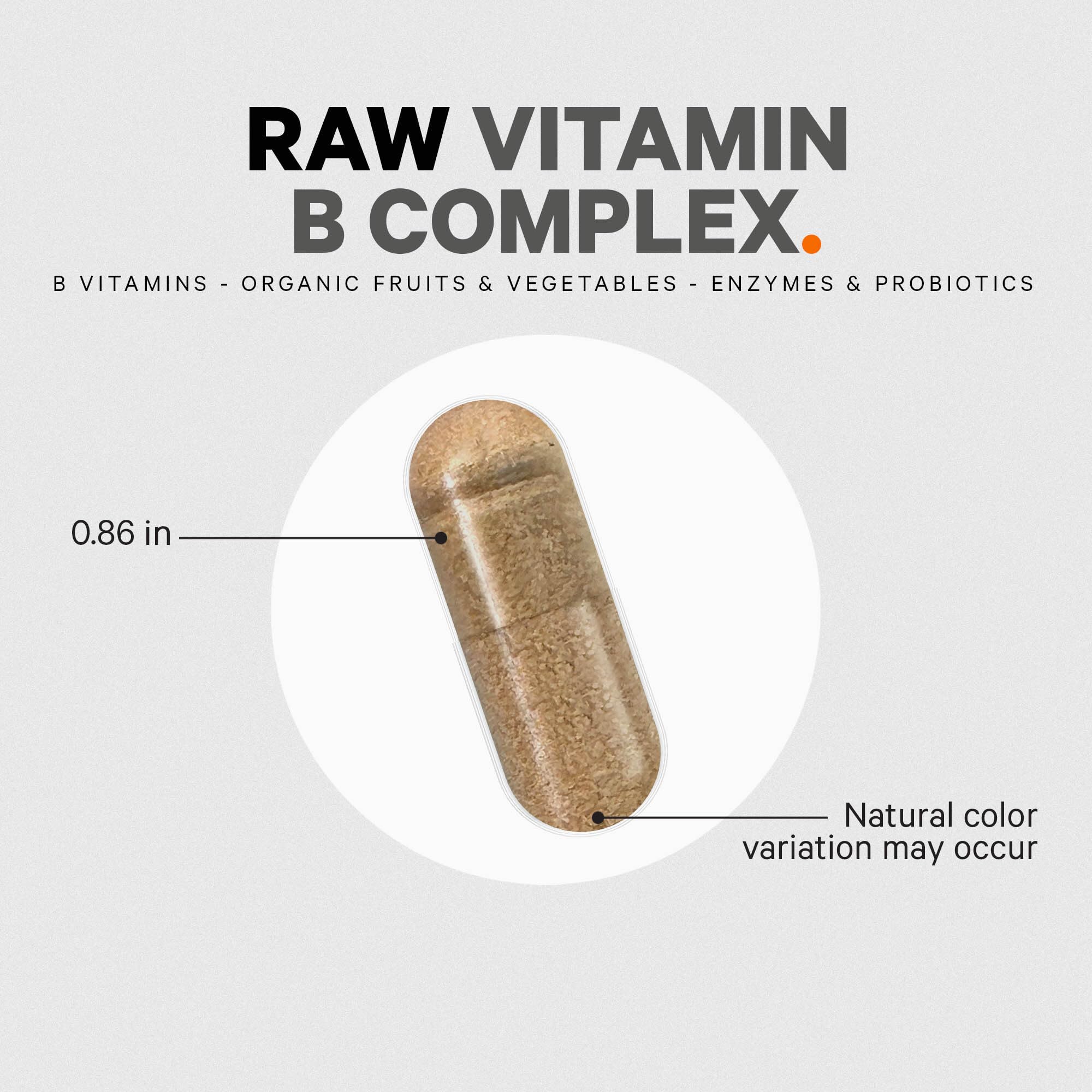 Codeage Raw Vitamin B-Complex daily-use scene with a glass of water.