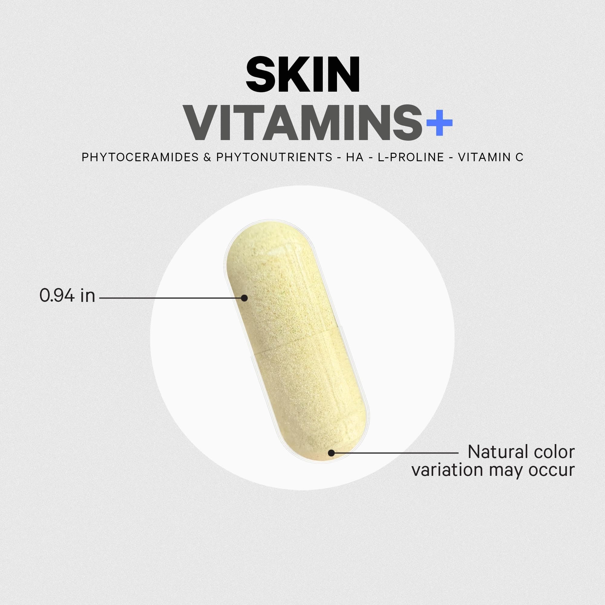 Codeage Skin Vitamins+ one-month supply of capsules for daily use