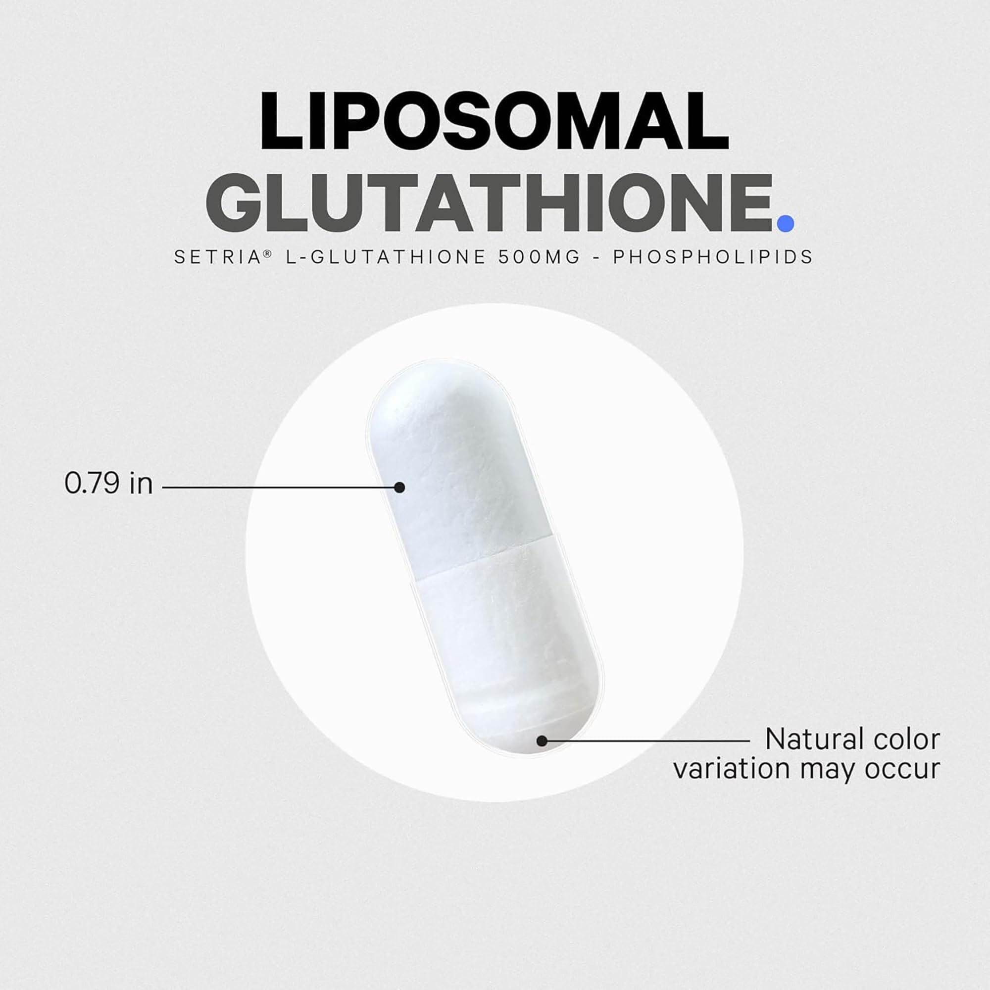 Codeage liposomal glutathione phospholipid complex close-up