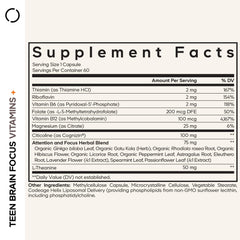 Closeup of capsules illustrating easy daily intake for students.