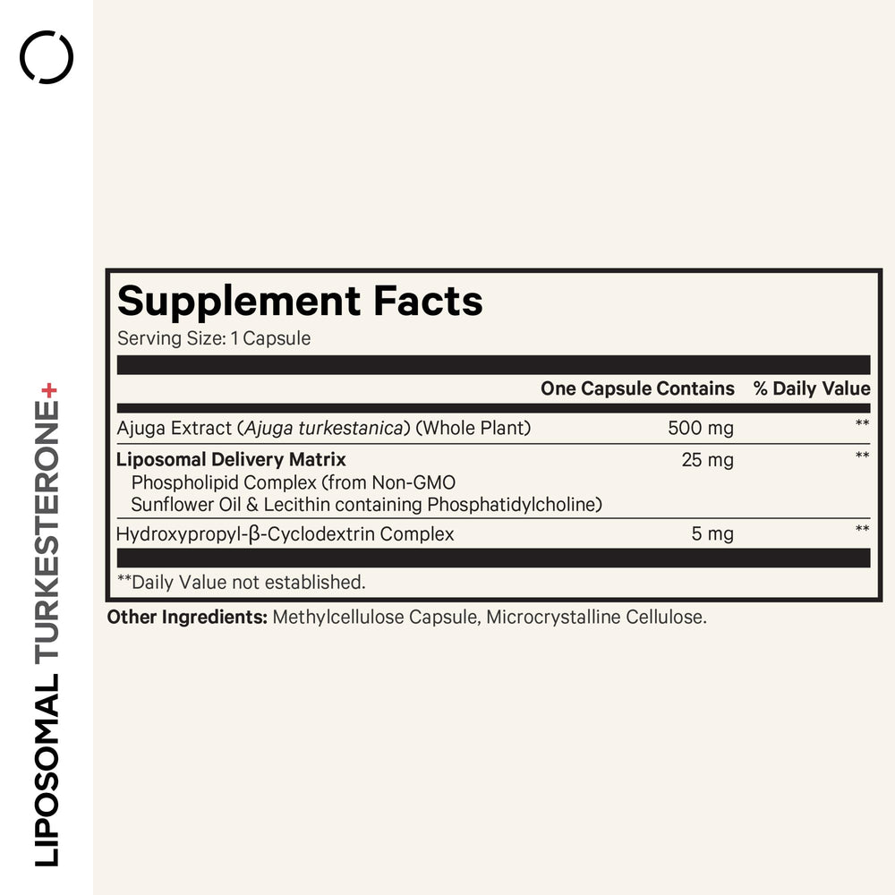 Codeage Turkesterone capsules resting in bottle, a convenient daily option for workouts.