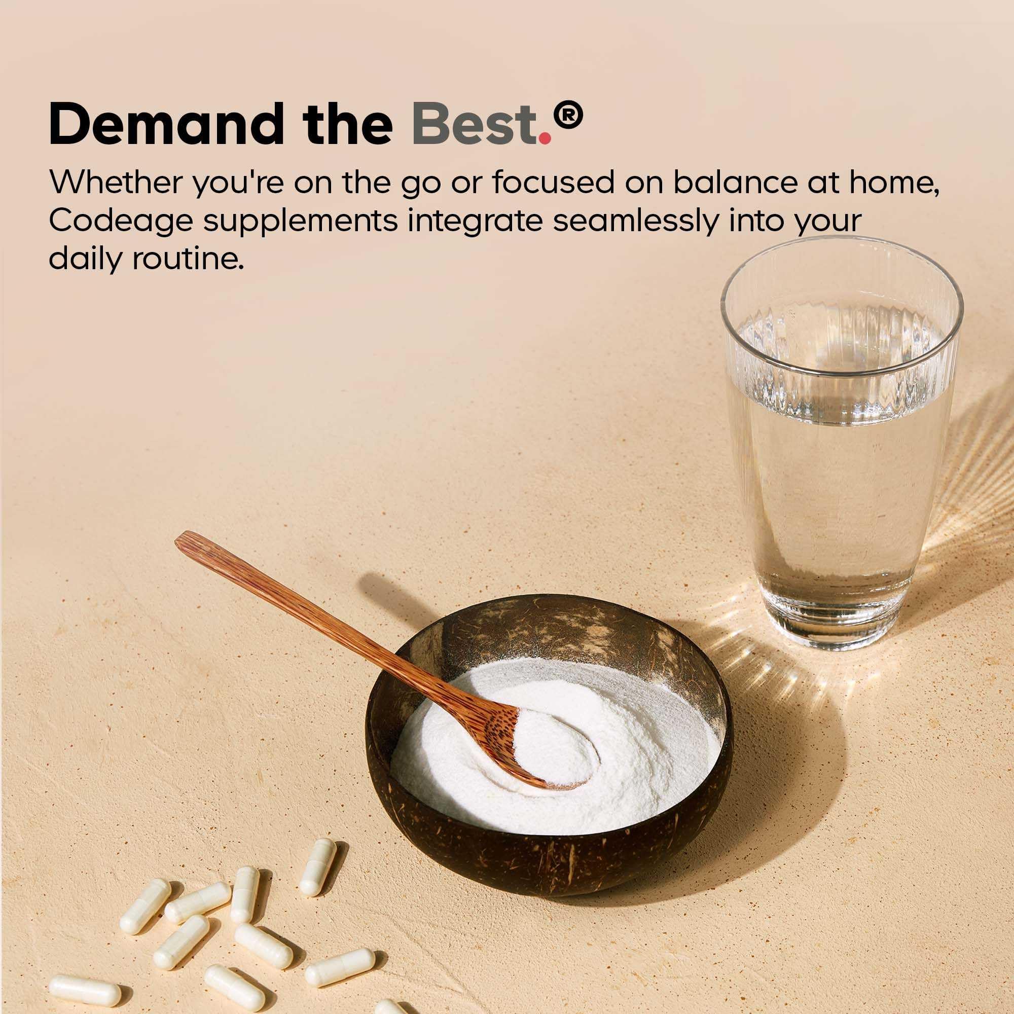 Codeage USA-made seal indicating quality and purity