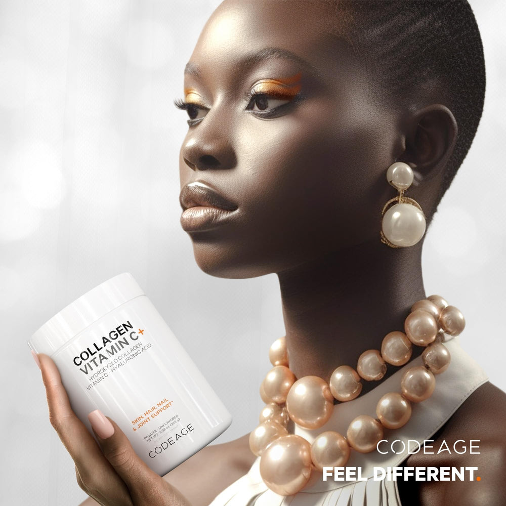 Codeage collagen product manufactured in the USA in a cGMP facility.