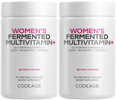 Codeage Women’s Daily Multivitamin bottle front for daily wellness.