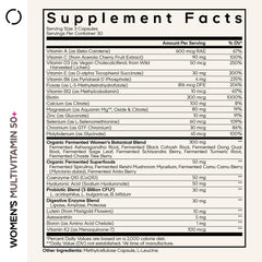 Codeage 50plus capsules closeup showing smooth, easy-to-swallow form.