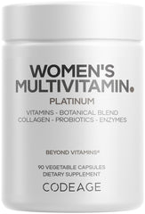 Codeage Womens Multivitamin Platinum bottle for complete daily wellness
