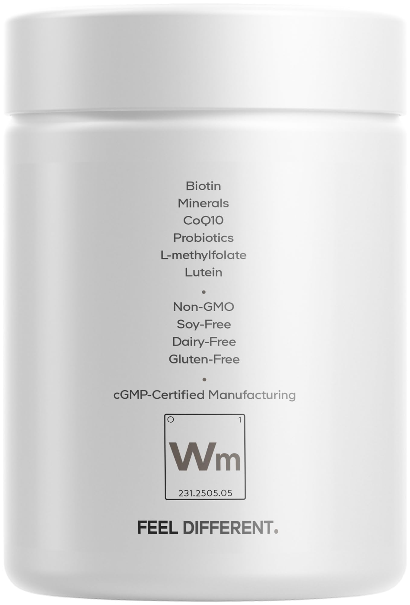 Codeage Womens Multivitamin Platinum manufactured in USA in a certified facility
