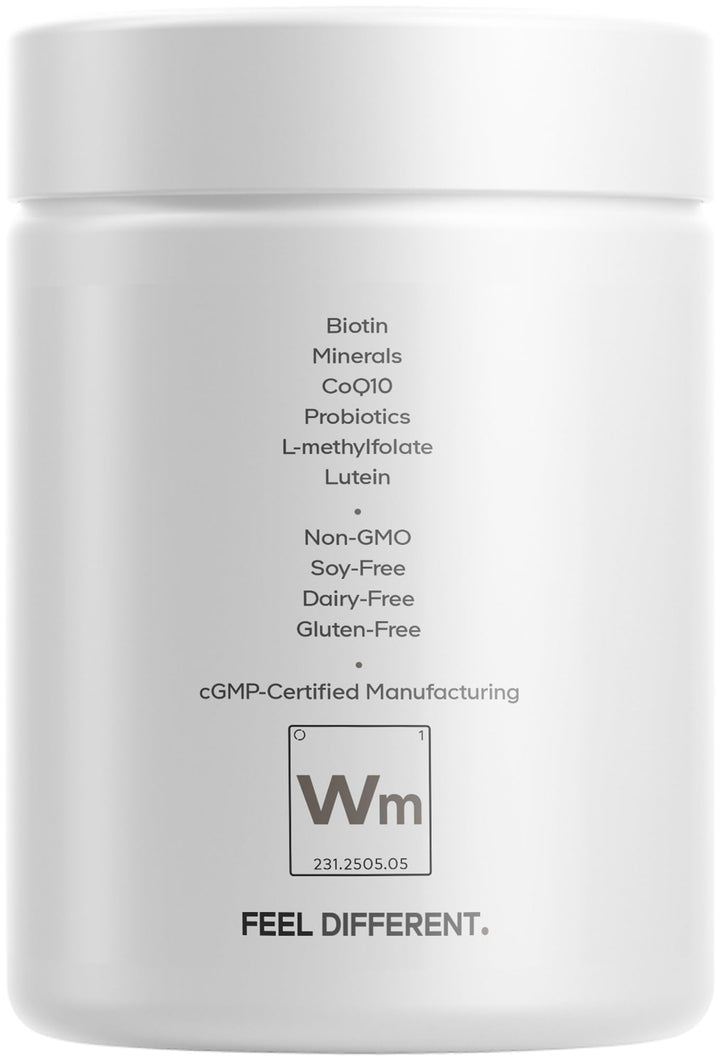 Codeage Womens Multivitamin Platinum manufactured in USA in a certified facility