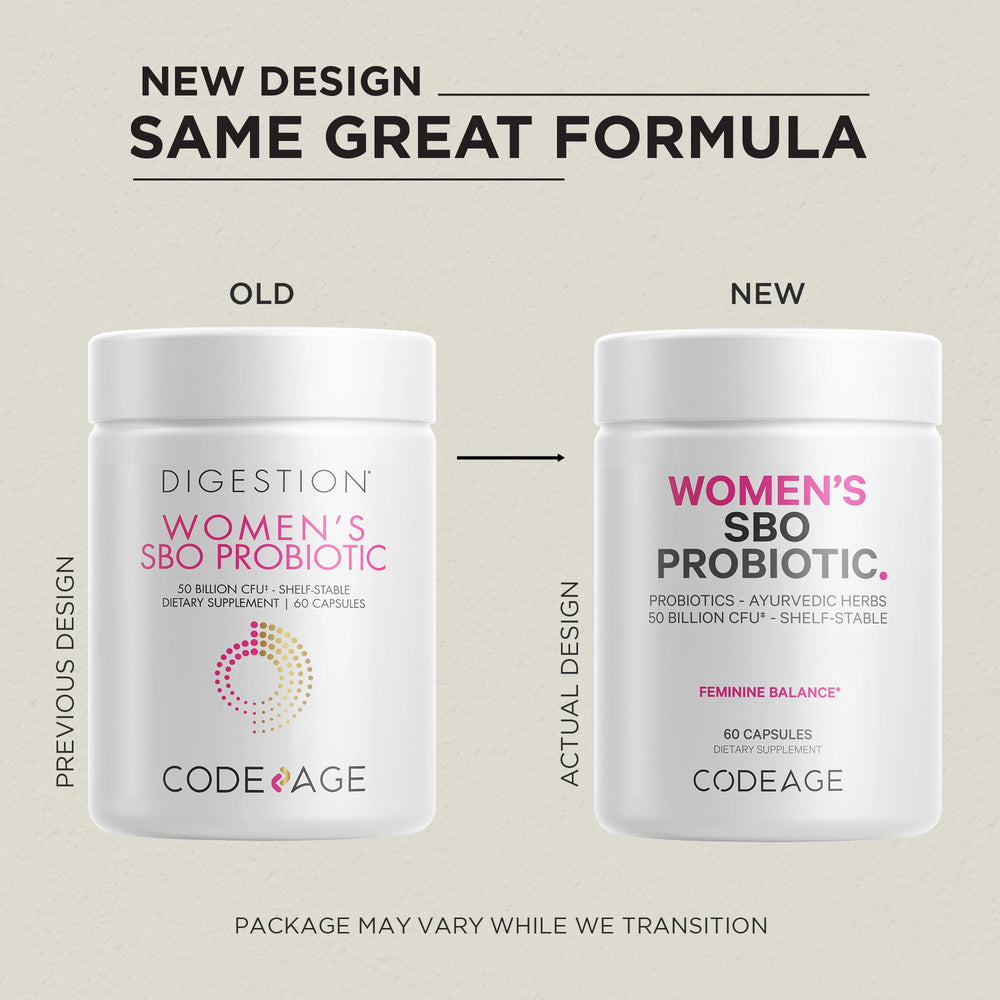 Cranberries highlight the fermented botanical blend in Codeage probiotic visuals