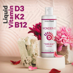 Codeage Wonder-D label highlights vegan D3, MK-7 K2, and B12 blend.