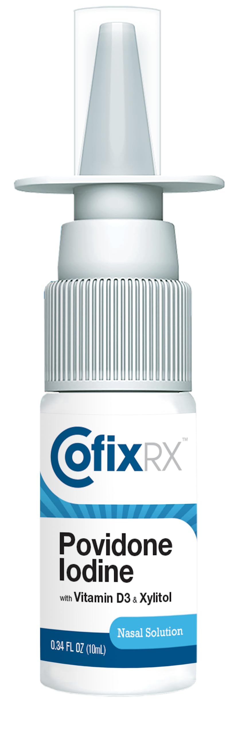 CofixRx nasal spray action demonstrates simple, fast application for quick freshness.